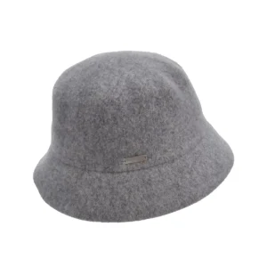 BUCKET BOILED WOOL LIGHT GREY