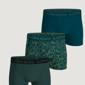 Bjørn Borg – 3-pakning boksere med logo – Grønn – Gutt – 9-15 år