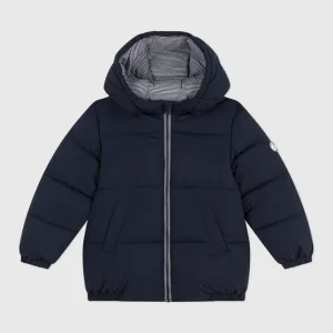 Petit Bateau – Boblejakke – Mørkeblå – Unisex – 1-8 år