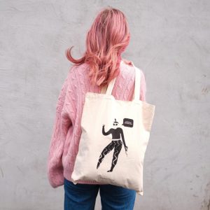 Shopping bag lady