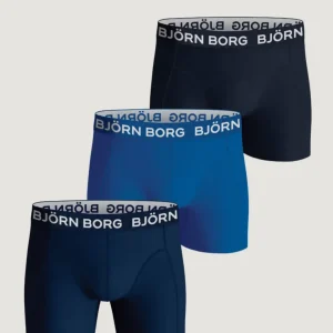 Bjørn Borg – 3-pakning boksere med logo – Blå – Gutt – 5-15 år