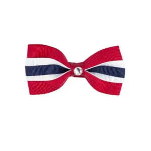 Prinsessefin – 17. mai-babyklemme med sløyfe og diamant – Jente – One size