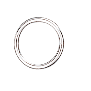 Maljering 13 mm, Hvitt Sølv
