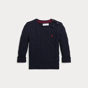 Polo Ralph Lauren – Flettegenser – Mørkeblå – Gutt – 1-2 år