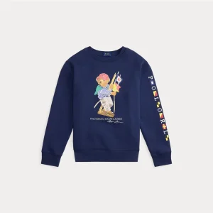 Polo Ralph Lauren – Collegegenser med Polo-bamse – Mørkeblå – Gutt – 8-20 år