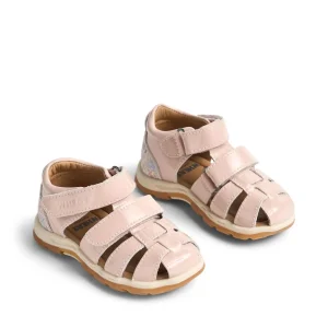 Wheat – Frei sandal med borrelås – Rosa – Jente – Str 20-26