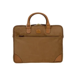 LIFE BRIEFCASE SMALL CAMEL