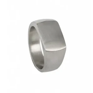 Ring i matt Stål, “Tom”