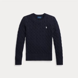 Polo Ralph Lauren – Flettegenser – Blå – Jente – 7-16 år