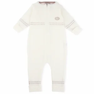 Lillelam – Classic tynn sparkedress i merinoull – Hvit – Unisex – 0-1 år