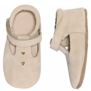 Melton – Mary Jane-skinntøfler – Beige – Jente – 0-2 år
