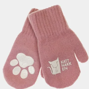 Kattnakken – Magiske ullvotter – Rosa – Unisex – 1-8 år